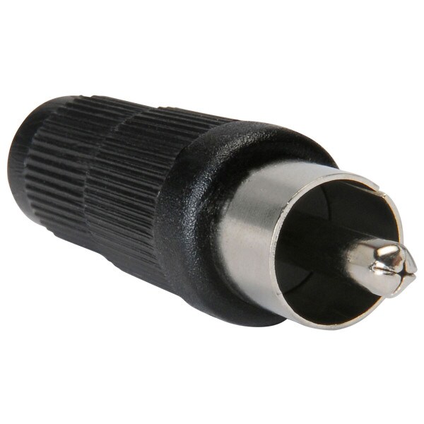 Main product image for RCA Plug Black Plastic 090-250